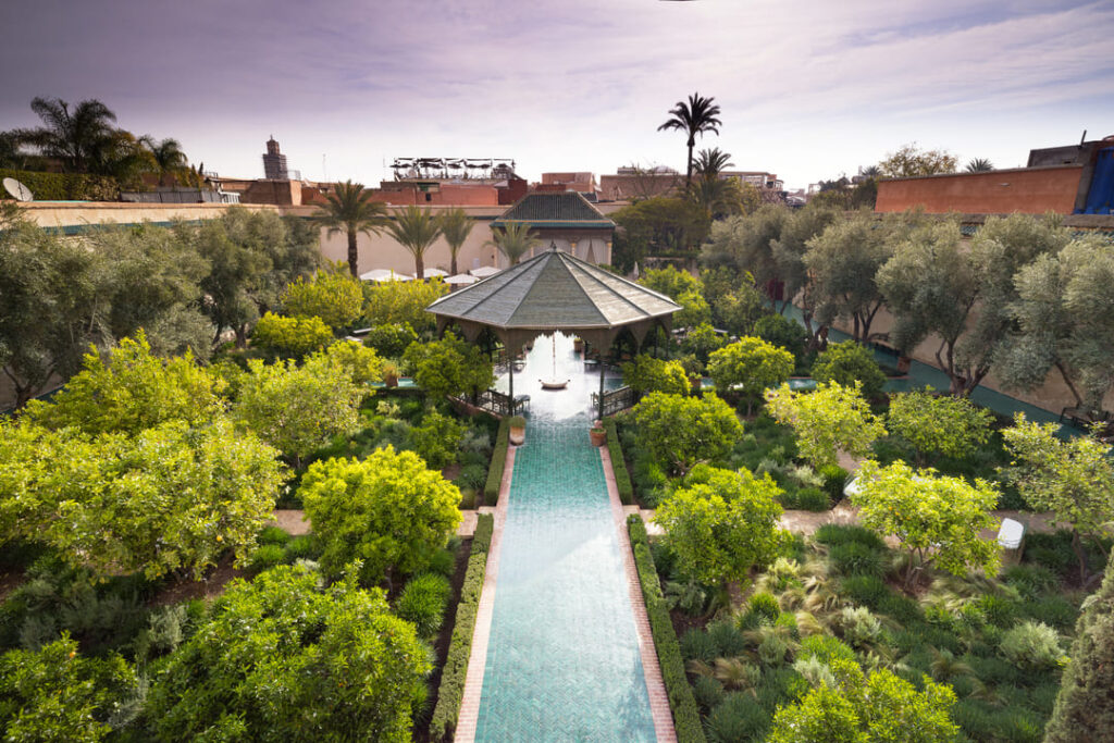 jardin secret marrakech fontaines jardin islamique